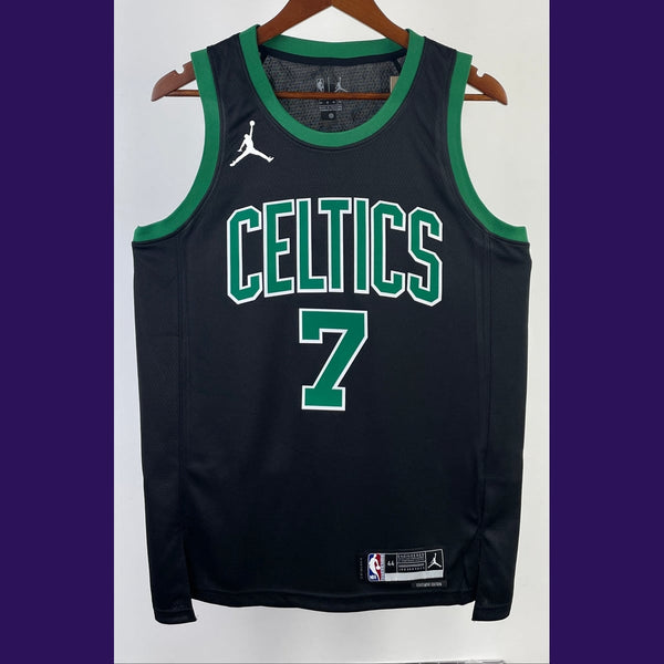 Boston Celtics — Jaylen Brown #7 Statement Edition Jersey (Black/Green)