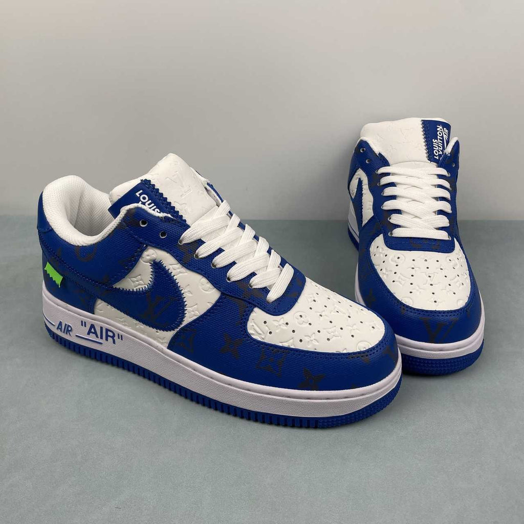 Air Force 1 Low – Design-Inspired “Virgil's: Off‑White" Pack - Grey / Yellow / White / Blue Custom Tribute Build AF1-002
