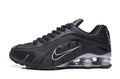 Nike Shox R4 – Design-Inspired "Triple Black Silver" Custom Tribute Build SX-010
