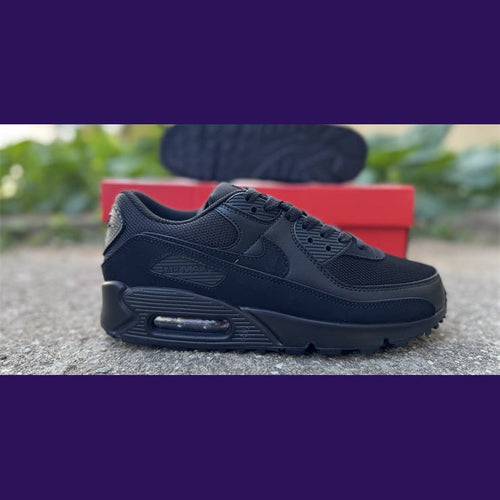 Air Max 90 Design-Inspired - "All Black" "Black" Custom Tribute - AM90-ALLBLK-002 - Sole Revival and Redemption LLC