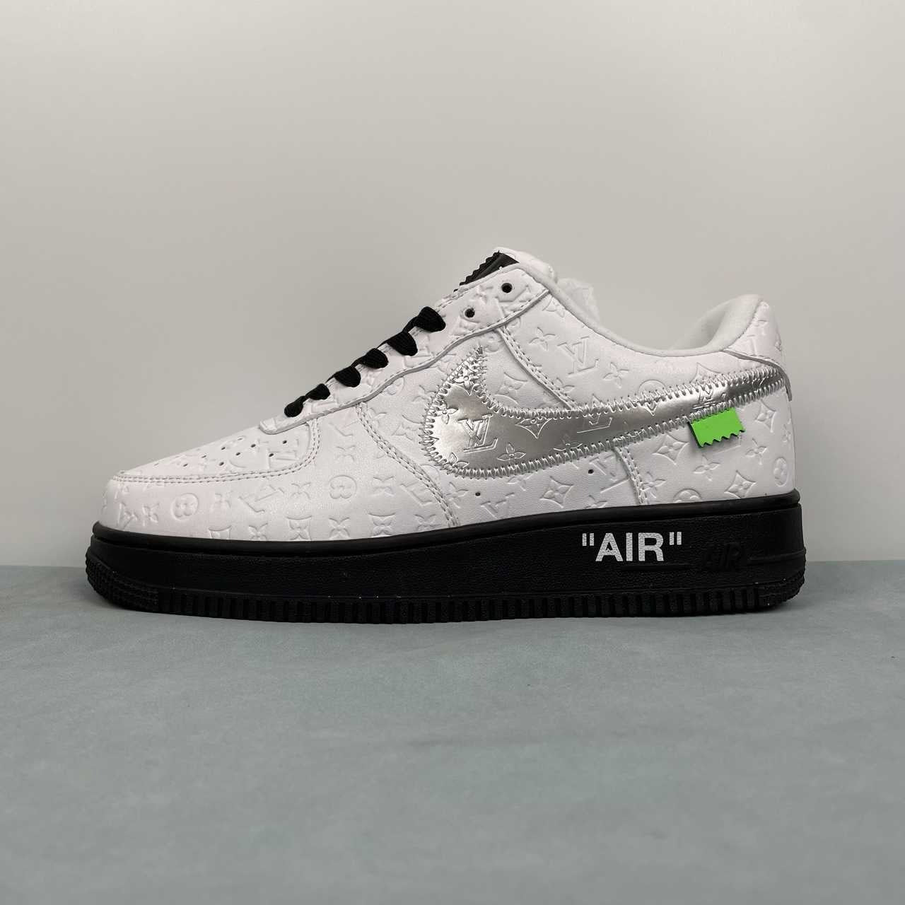 Air Force 1 Low – Design-Inspired “Virgil's: Off‑White" Pack - Grey / Yellow / White / Blue Custom Tribute Build AF1-002