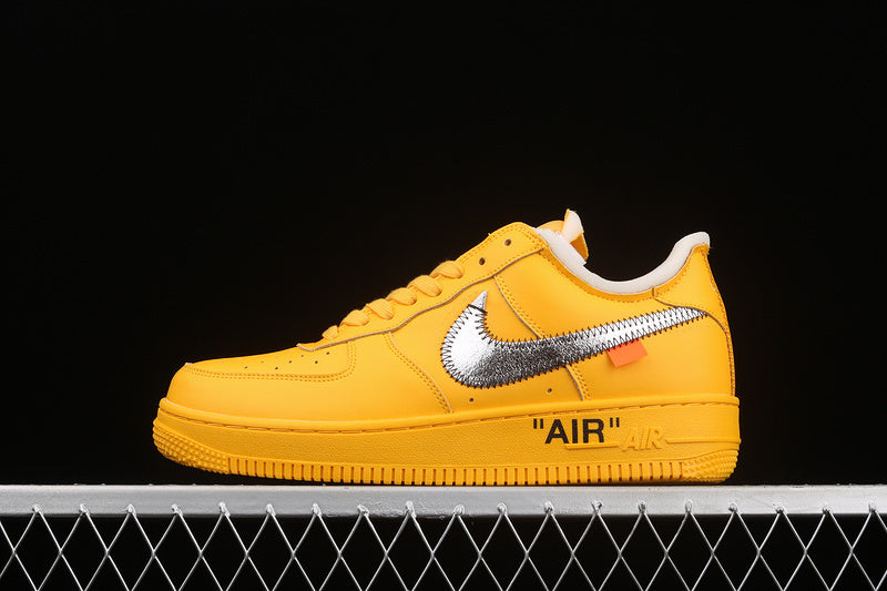 Nike Air Force 1 “Off‑White" - Color - "Pack” — Grey / Yellow / White / Blue — Design‑Inspired - AF1‑002