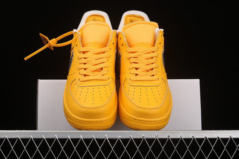 Nike Air Force 1 “Off‑White" - Color - "Pack” — Grey / Yellow / White / Blue — Design‑Inspired - AF1‑002