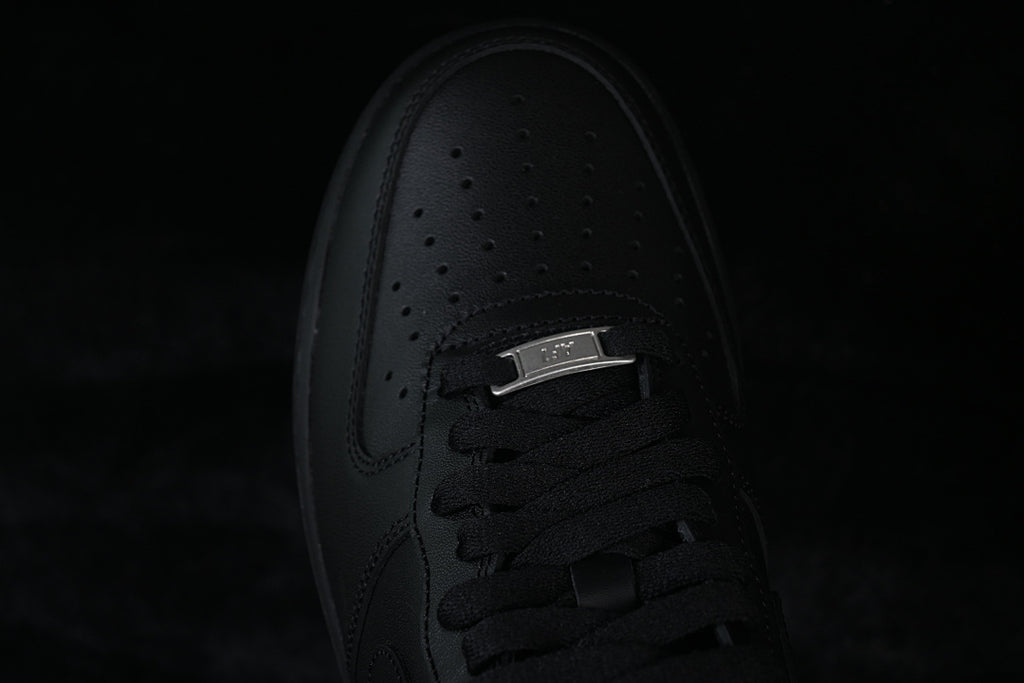 Nike Air Force 1 Low — Black — Design‑Inspired - AF1BLK‑022
