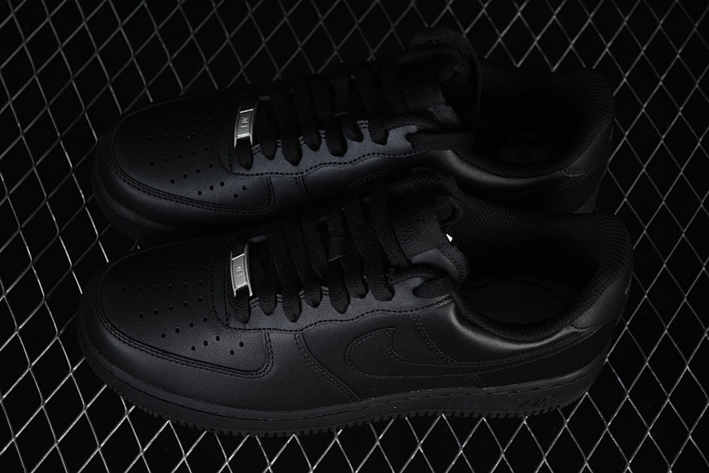 Nike Air Force 1 Low — Black — Design‑Inspired - AF1BLK‑022