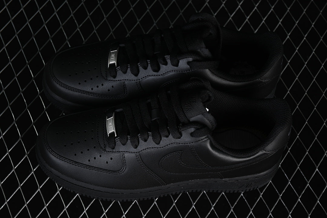 Nike Air Force 1 Low — Black — Design‑Inspired - AF1BLK‑022