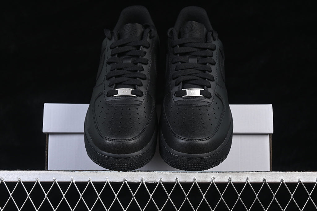 Nike Air Force 1 Low — Black — Design‑Inspired - AF1BLK‑022