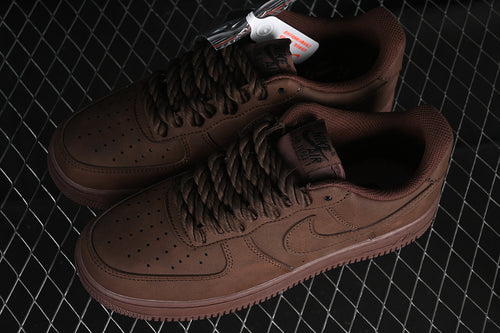 Air Force 1 Low – Design-Inspired “Cocoas" - Chocolate Brown Custom Tribute Build AF1-006