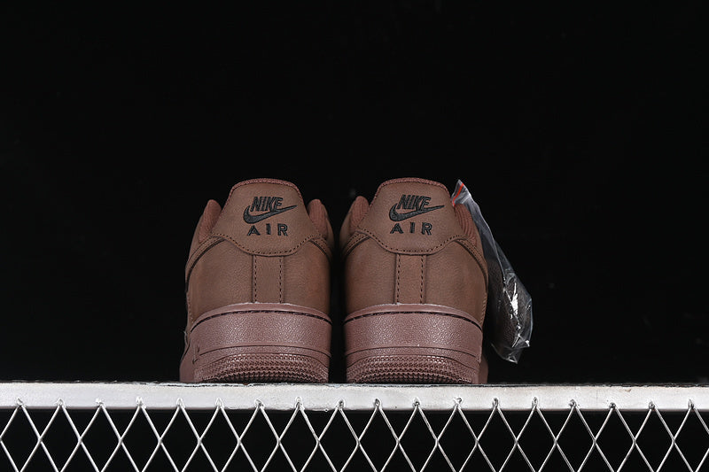Nike Air Force 1 “Cocoa Nubuck” — Chocolate Brown — Design‑Inspired - AF1‑006