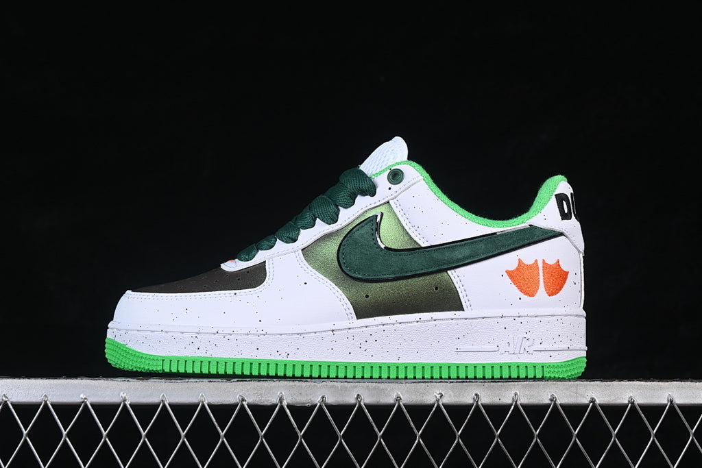 Nike Air Force 1 “Ducks of a Feather” — White / Green — Design‑Inspired - AF1‑008