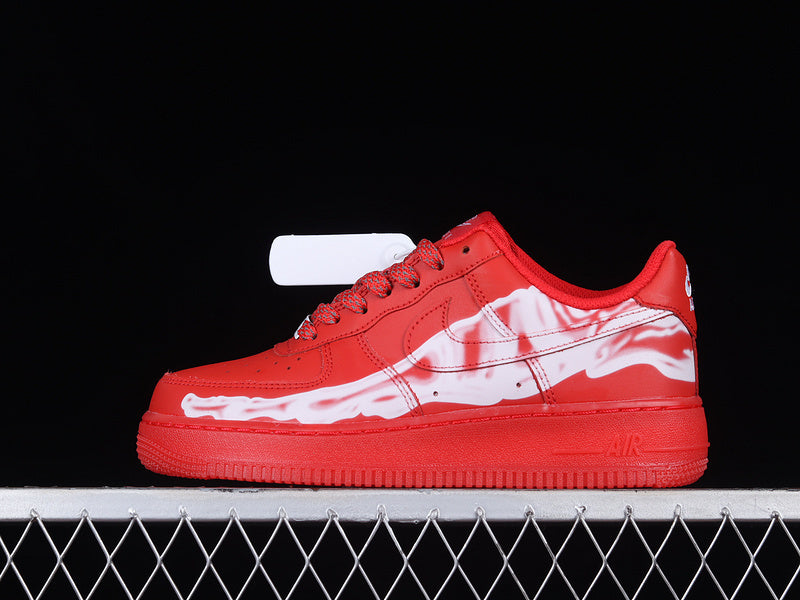 Nike Air Force 1 “Skeleton Pack” — Black / Lime Green / Orange / Purple / Red / White — Design‑Inspired - AF1‑001
