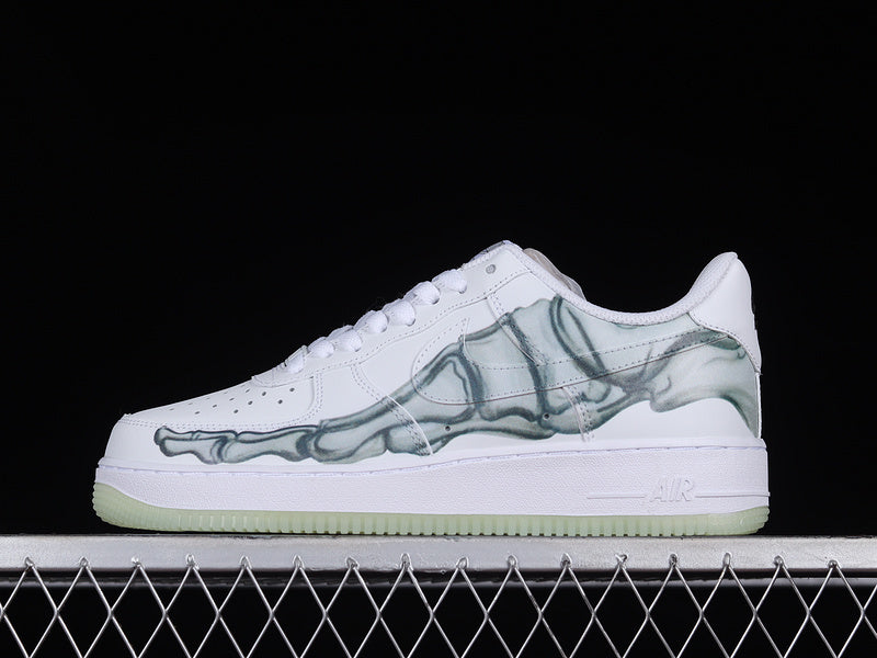 Nike Air Force 1 “Skeleton Pack” — Black / Lime Green / Orange / Purple / Red / White — Design‑Inspired - AF1‑001
