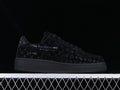 Nike Air Force 1 “LV Monogram – Black Suede” — Design‑Inspired - AF1‑011