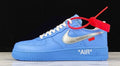 Air Force 1 Low – Design-Inspired “Virgil's: Off‑White" Pack - Grey / Yellow / White / Blue Custom Tribute Build AF1-002