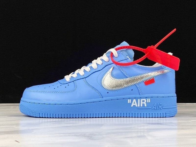 Nike Air Force 1 “Off‑White" - Color - "Pack” — Grey / Yellow / White / Blue — Design‑Inspired - AF1‑002