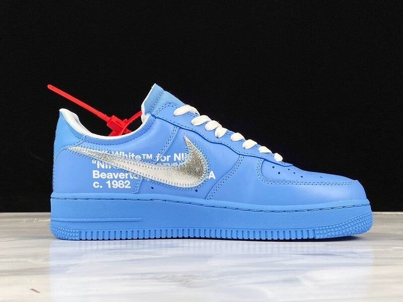 Nike Air Force 1 “Off‑White" - Color - "Pack” — Grey / Yellow / White / Blue — Design‑Inspired - AF1‑002