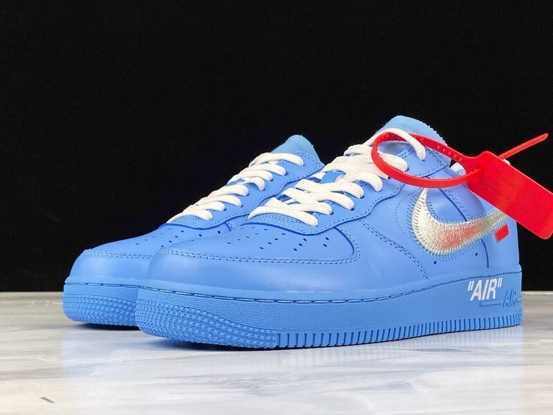 Nike Air Force 1 “Off‑White" - Color - "Pack” — Grey / Yellow / White / Blue — Design‑Inspired - AF1‑002