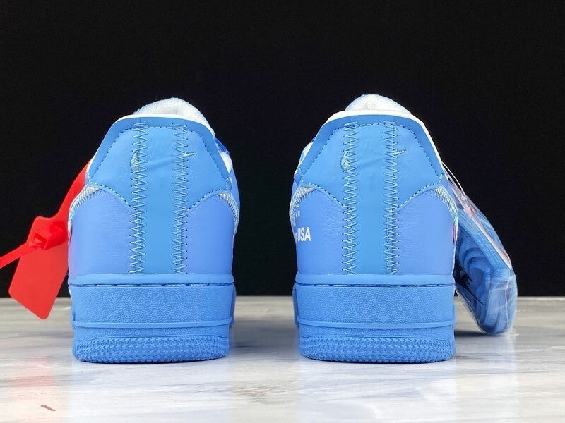 Nike Air Force 1 “Off‑White" - Color - "Pack” — Grey / Yellow / White / Blue — Design‑Inspired - AF1‑002