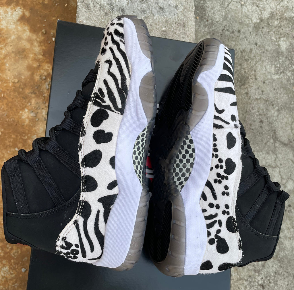 Jordan 11 – Design-Inspired "Animal Instinct" Custom Tribute Build AJ11-ANML-1102