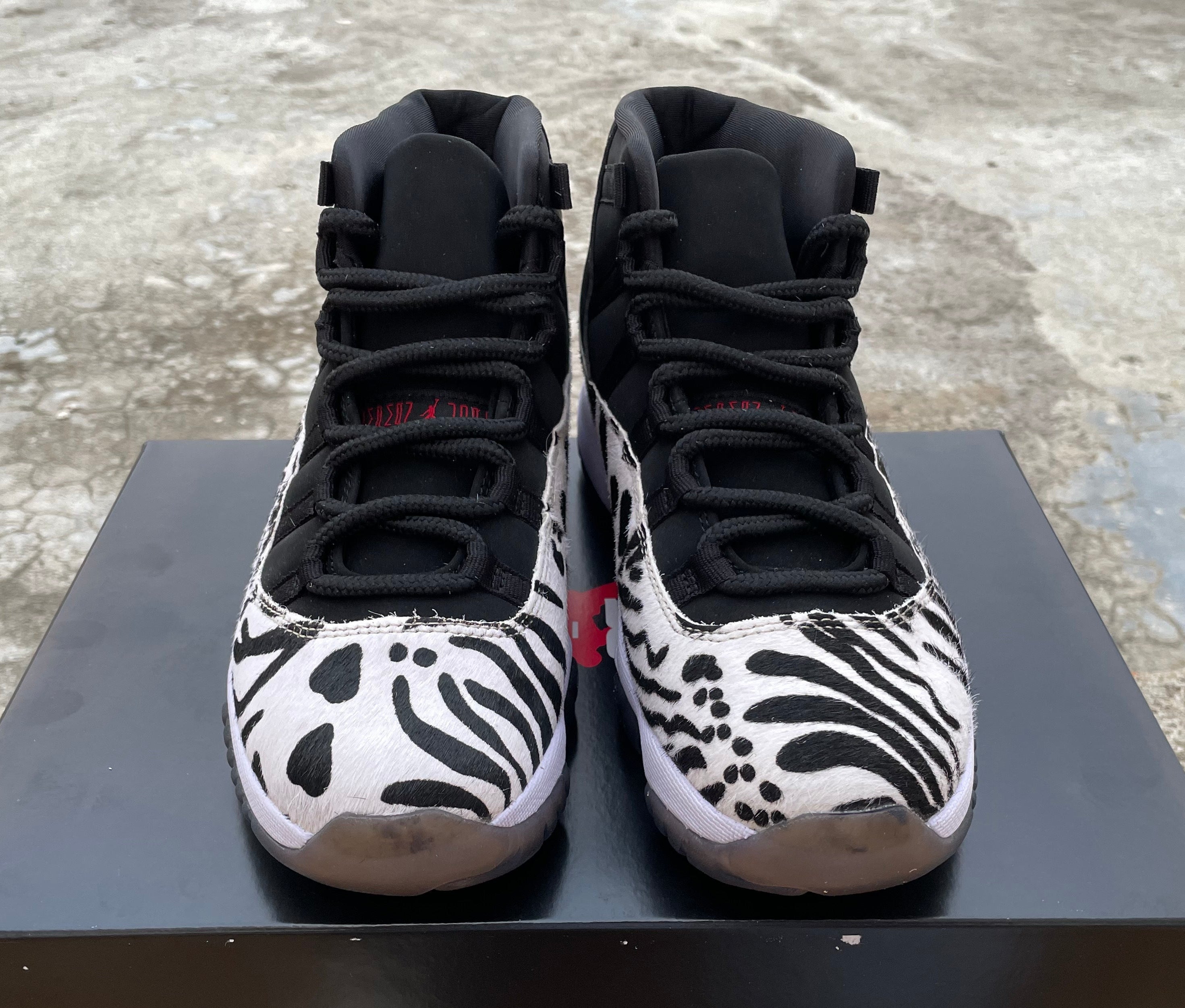 Jordan 11 – Design-Inspired "Animal Instinct" Custom Tribute Build AJ11-ANML-1102