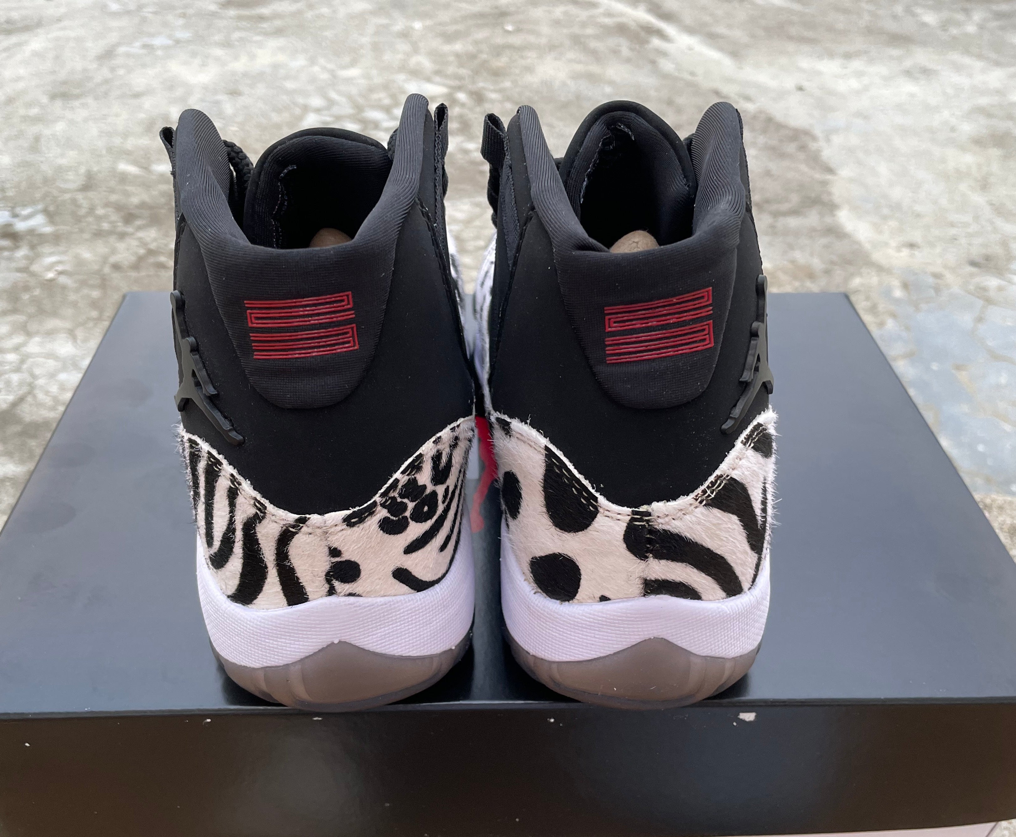 Jordan 11 – Design-Inspired "Animal Instinct" Custom Tribute Build AJ11-ANML-1102