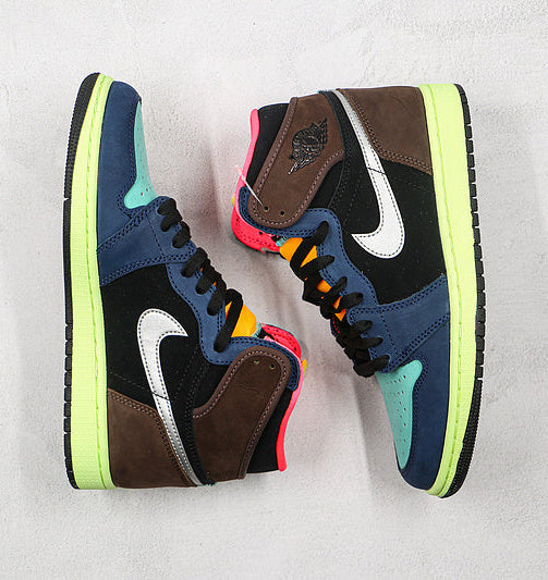 Jordan 1 High – Design-Inspired "Biotech" Custom Tribute Build AJ1-BIOT-EXP-002