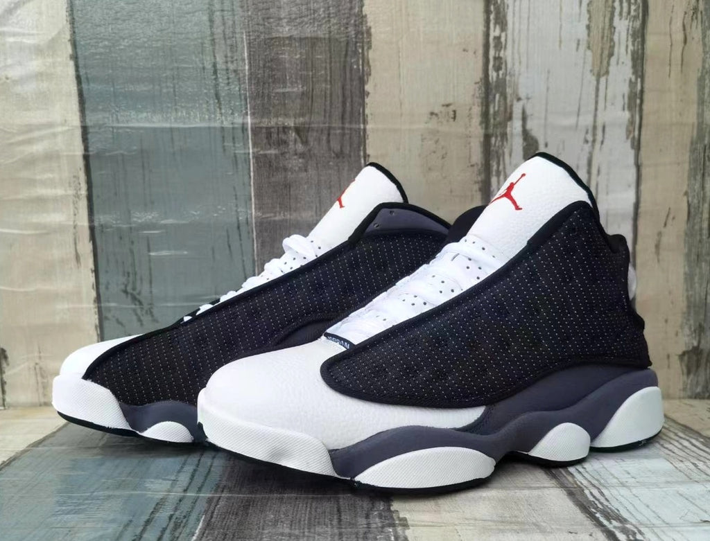 1302 — Jordan 9 “Black Flint” — Black/Grey/White — Design‑Inspired