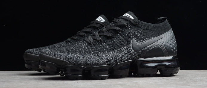 VMP‑BLKANTH‑001 — Nike Air VaporMax Flyknit — Black/Anthracite — Design‑Inspired