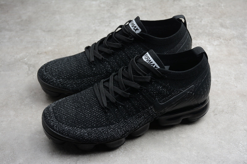 VMP‑BLKANTH‑001 — Nike Air VaporMax Flyknit — Black/Anthracite — Design‑Inspired
