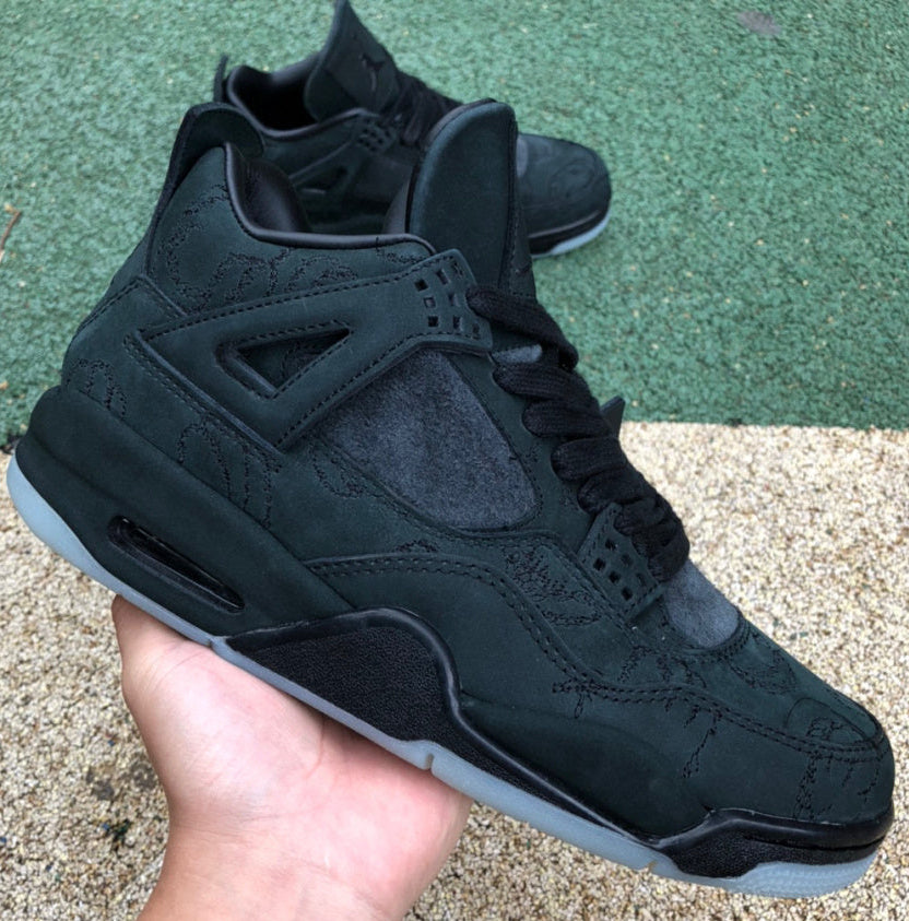 404 — Jordan 4 “Black KAWS” — Design‑Inspired Sneaker