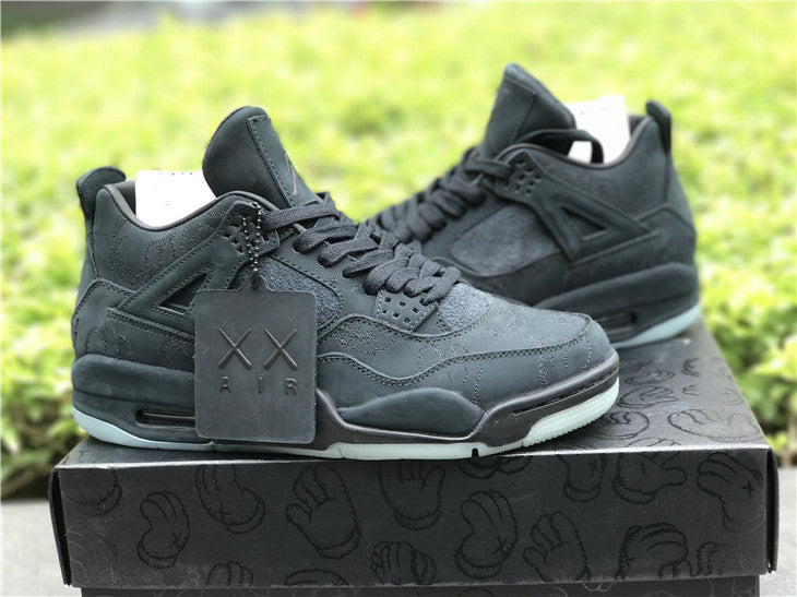 Jordan 4 Design-Inspired - "KAWS" Black - AJ4-BLACKKAWS-404