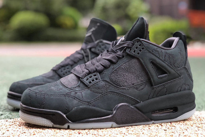 404 — Jordan 4 “Black KAWS” — Design‑Inspired Sneaker