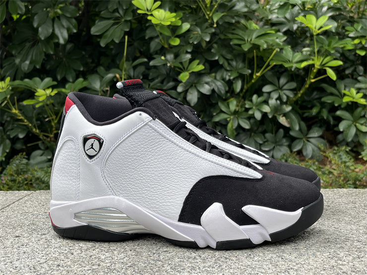 1403 — Jordan 14 “Chicago” — White/Black/Red — Design‑Inspired
