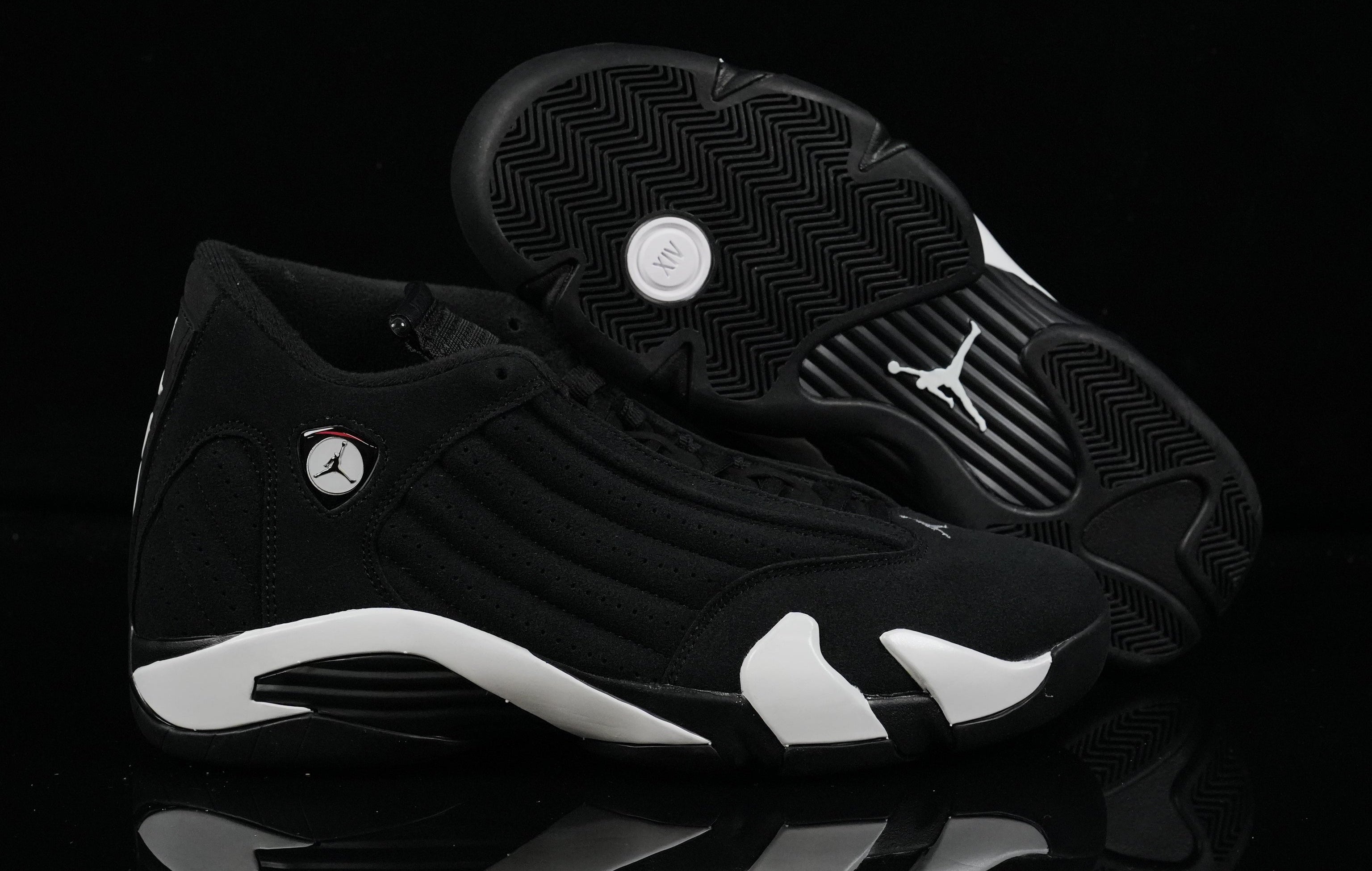 Jordan 14 – Design-Inspired "Black/White" Custom Tribute Build AJ14‑BW‑1400