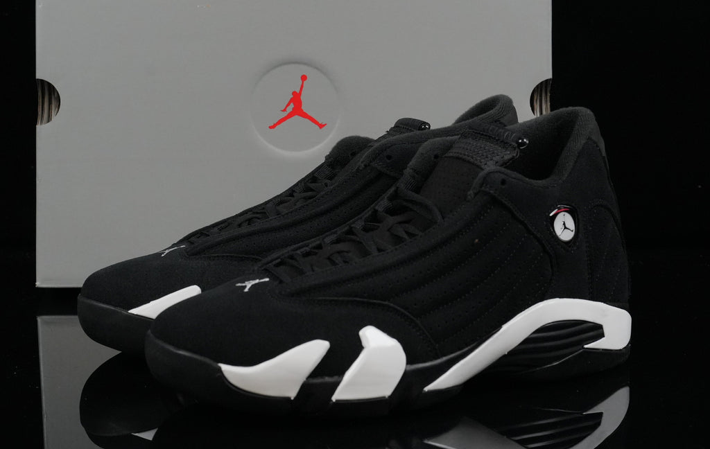 Jordan 14 – Design-Inspired "Black/White" Custom Tribute Build AJ14‑BW‑1400