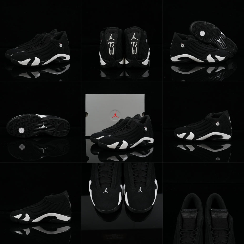 Jordan 14 – Design-Inspired "Black/White" Custom Tribute Build AJ14‑BW‑1400