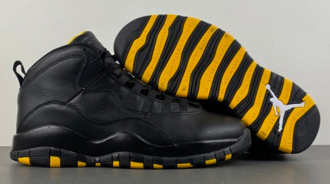 1005 — Jordan 10 “Venom” All‑Black — Design‑Inspired