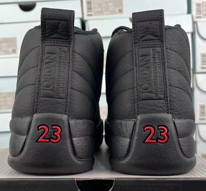 Jordan 12 Design Inspired “Bloodline”  Custom Tributes - 1202