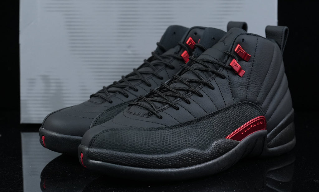 Jordan 12 Design Inspired “Bloodline”  Custom Tributes - 1202
