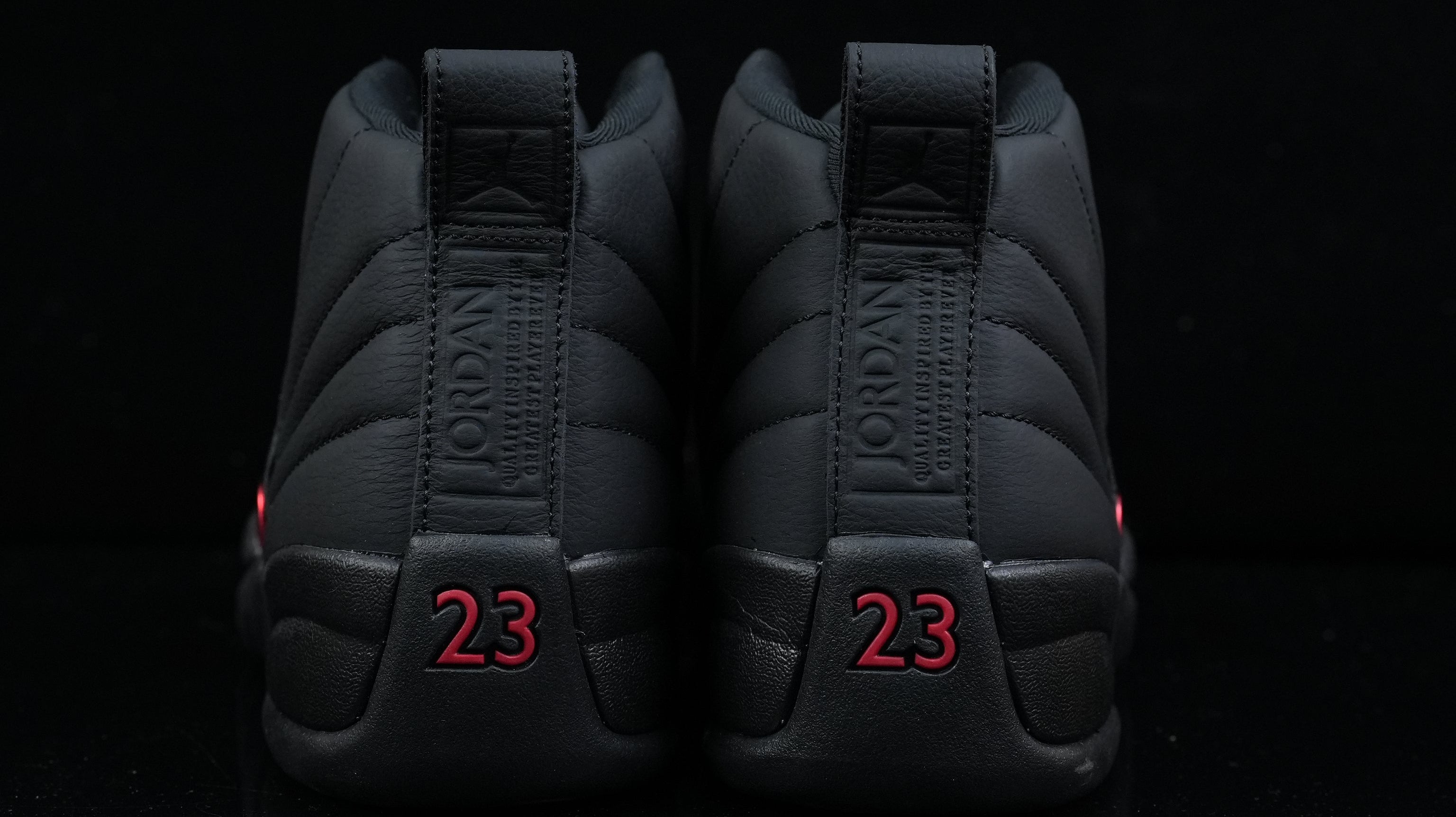 Jordan 12 Design Inspired “Bloodline”  Custom Tributes - 1202