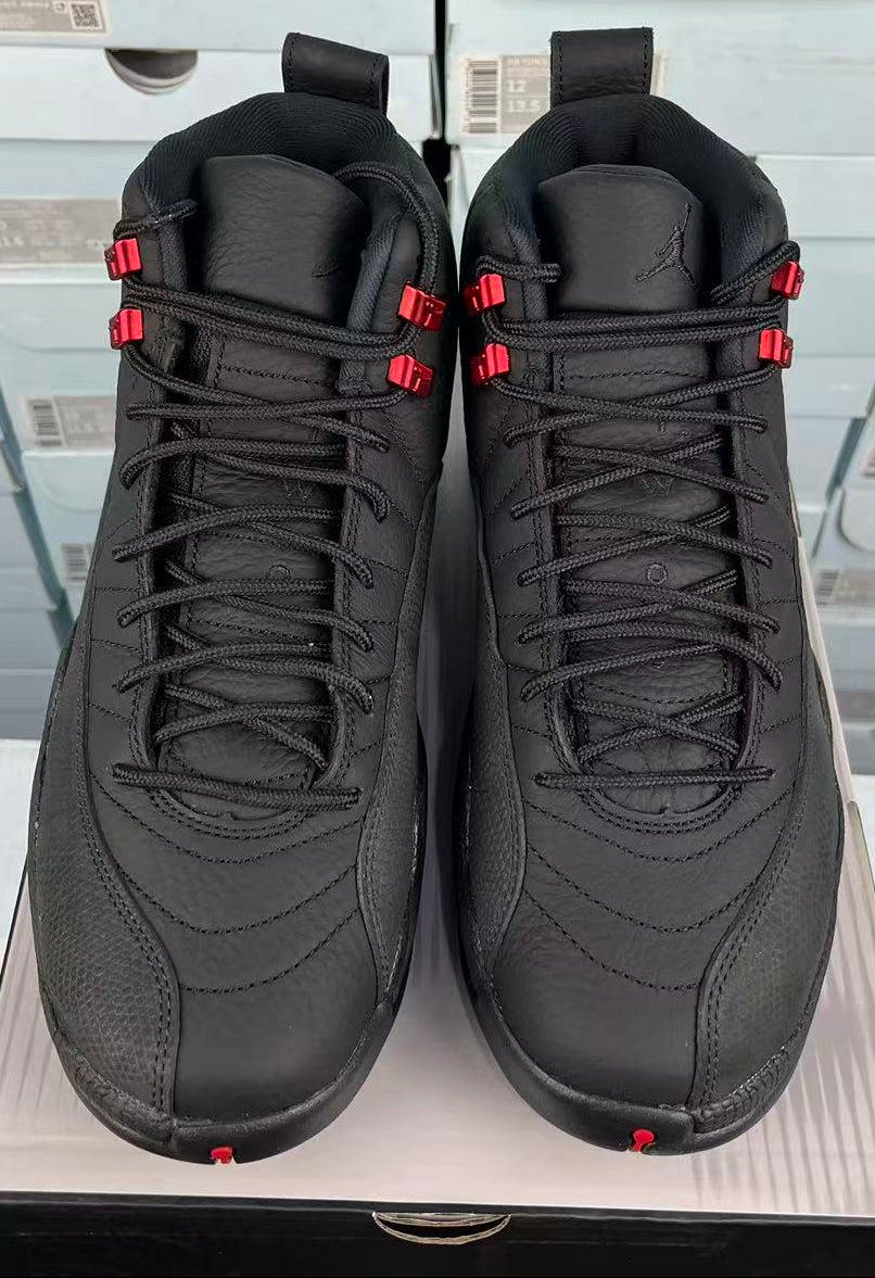 Jordan 12 Design Inspired “Bloodline”  Custom Tributes - 1202