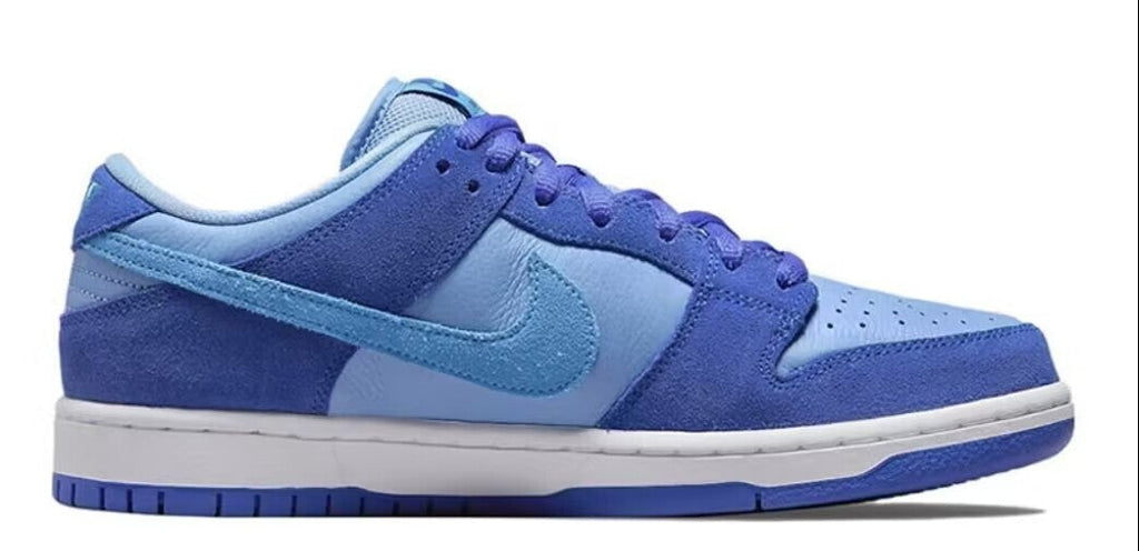 SBDNK‑003 — Nike SB Dunk Low “Blue Raspberry” — Blue/White — Design‑Inspired