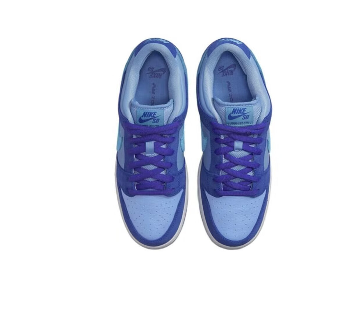 SBDNK‑003 — Nike SB Dunk Low “Blue Raspberry” — Blue/White — Design‑Inspired