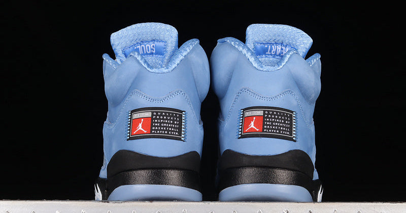 Jordan 5 – Design-Inspired "UNC" Custom Tribute Build AJ5-UNC-519