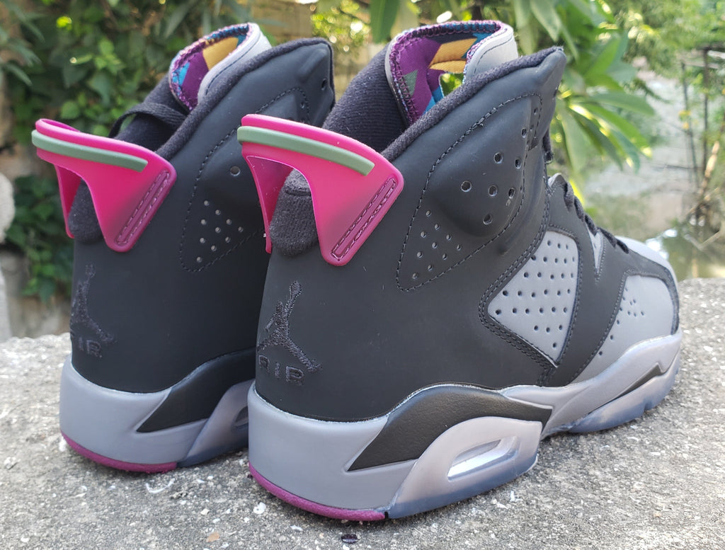 Jordan 6 - Design-Inspired "Bordeaux" Custom Tribute Build AJ6-BORDEAUX-605