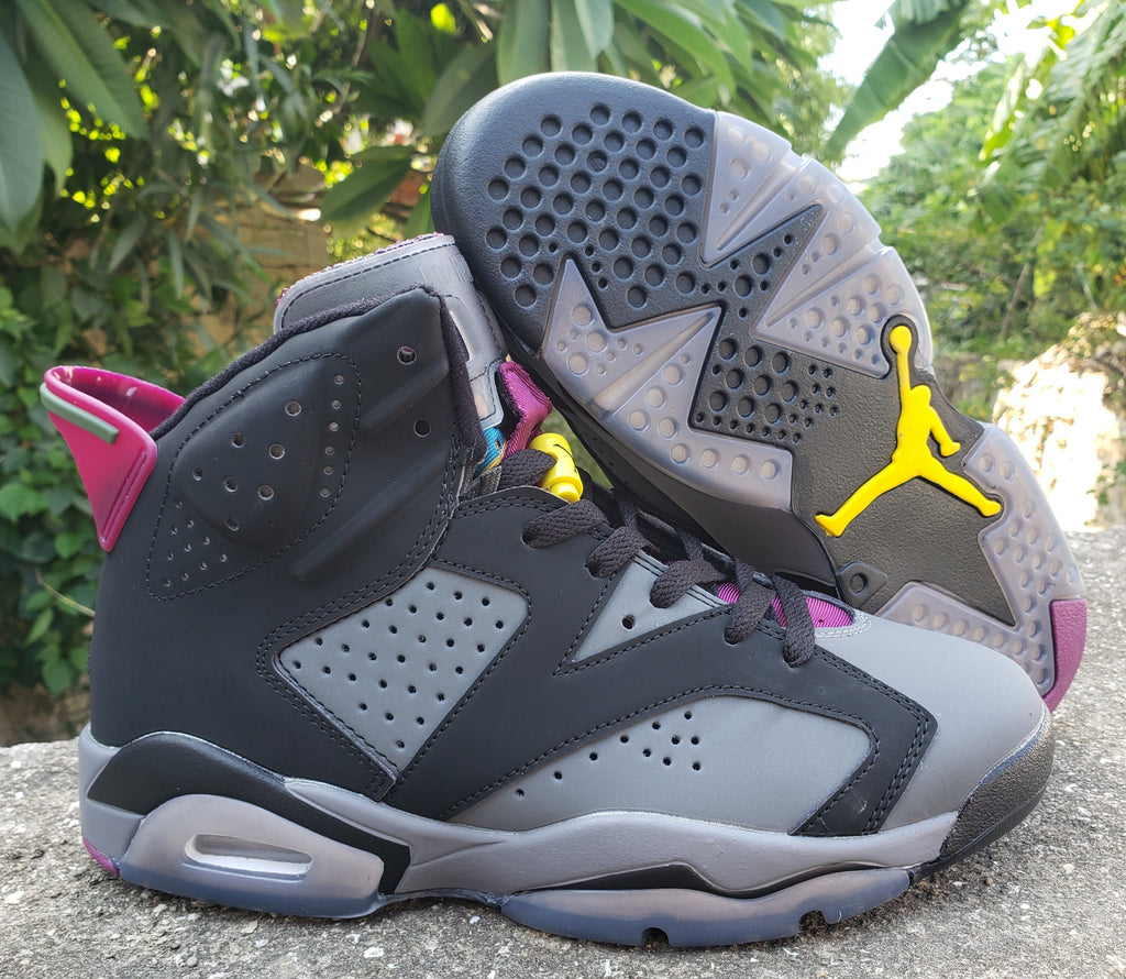 Jordan 6 - Design-Inspired "Bordeaux" Custom Tribute Build AJ6-BORDEAUX-605