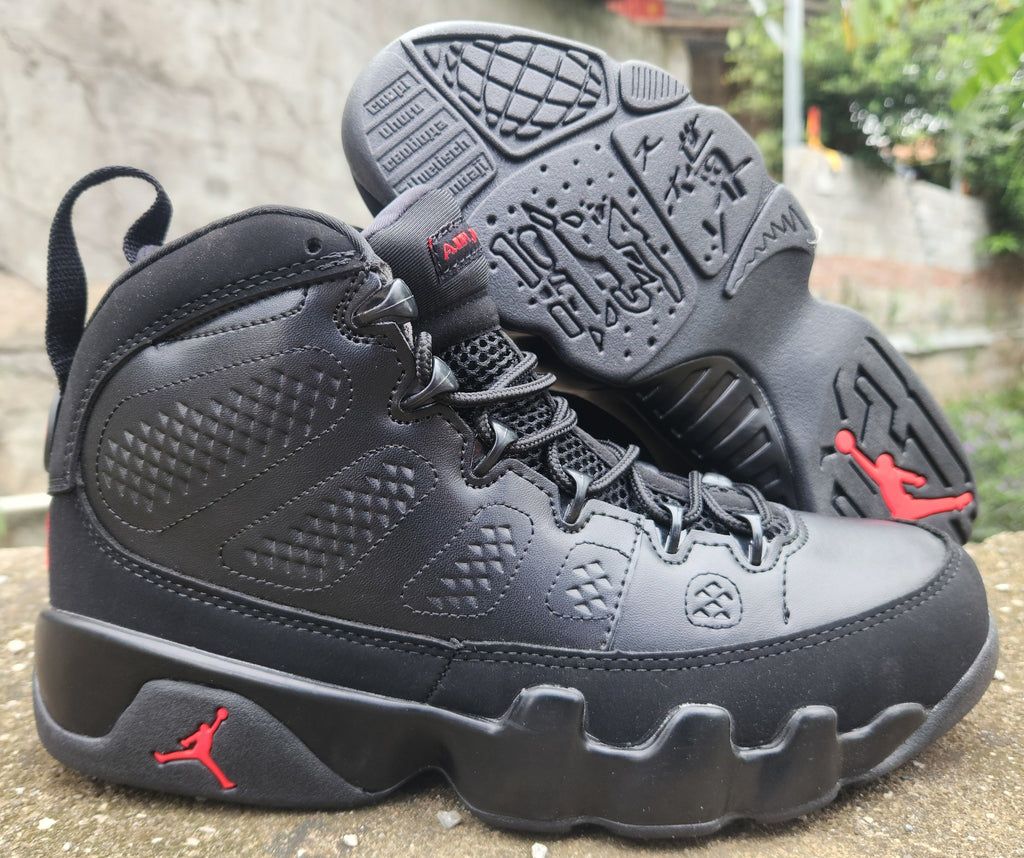 902 — Jordan 9 “Bred” — Design‑Inspired