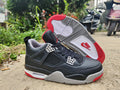 408 — Jordan 4 “Bred Re‑Imagined” — Design‑Inspired Sneaker