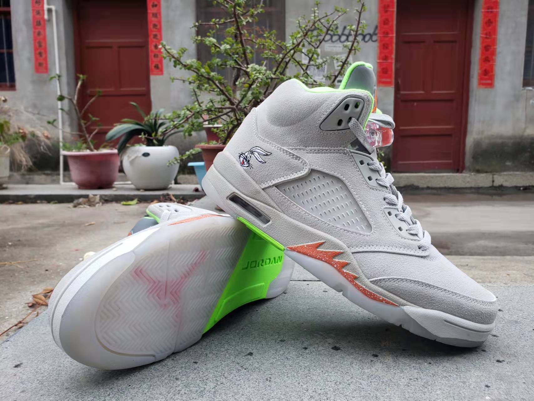 504 — Jordan 5 “Bugs Bunny” — Design‑Inspired Sneaker
