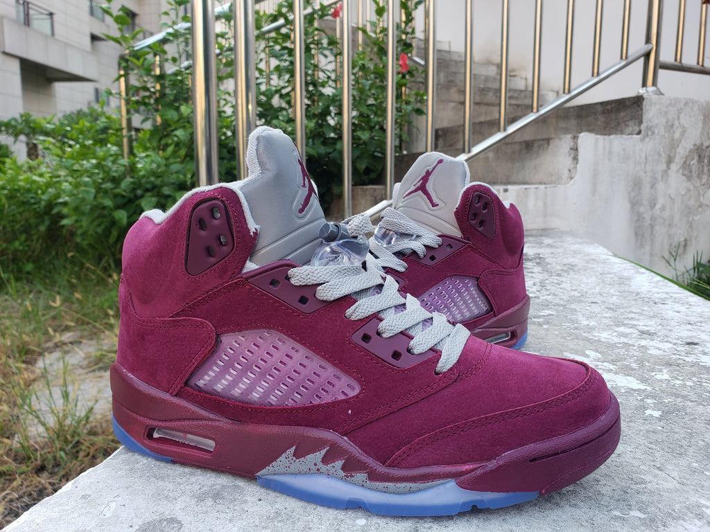 505 — Jordan 5 “Burgundy” — Design‑Inspired Sneaker